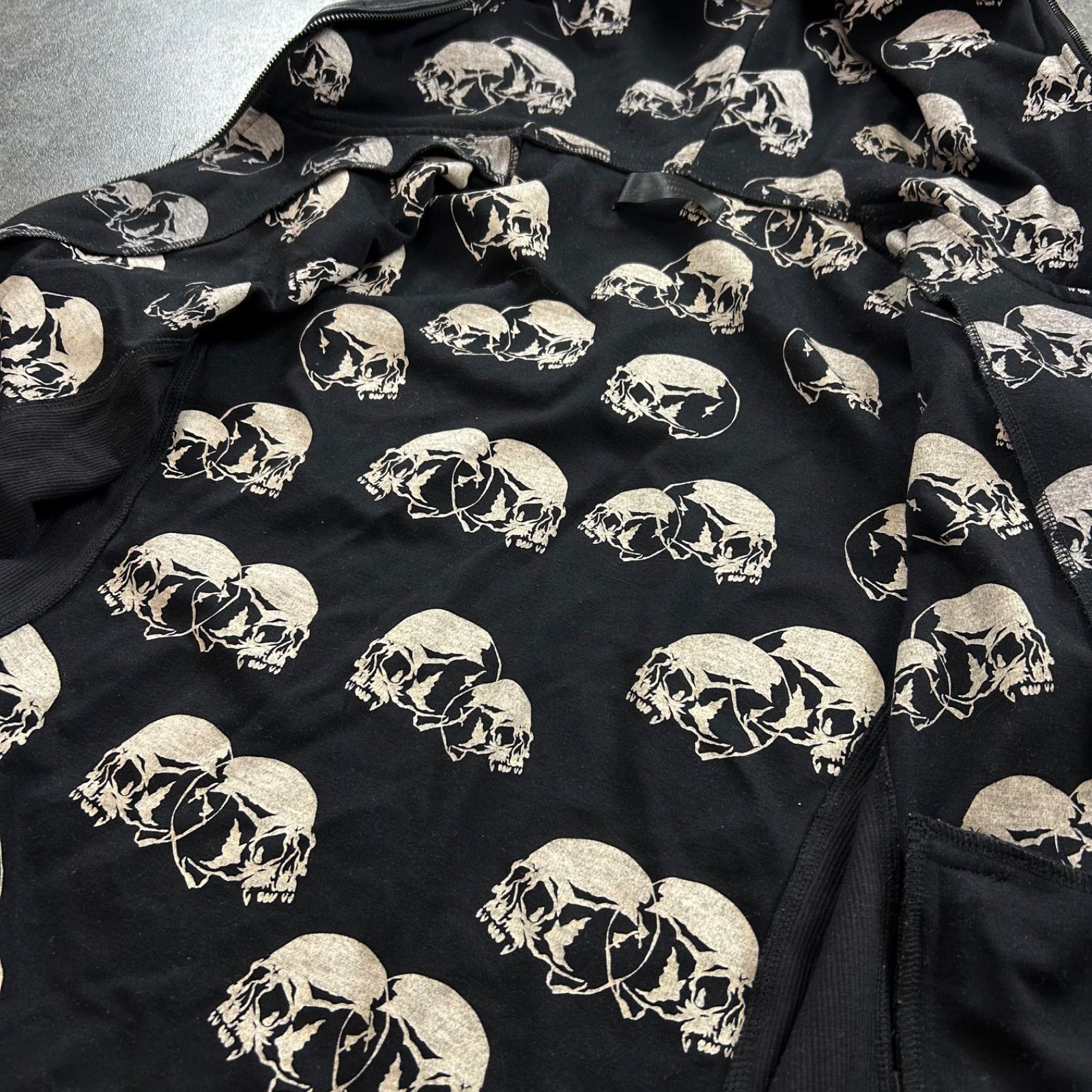 JACKROSE×luv maison Skull zip Hoodie お兄系 JACKROSE Luv maison Hoodie Full-Zip Jacket ジャックローズ