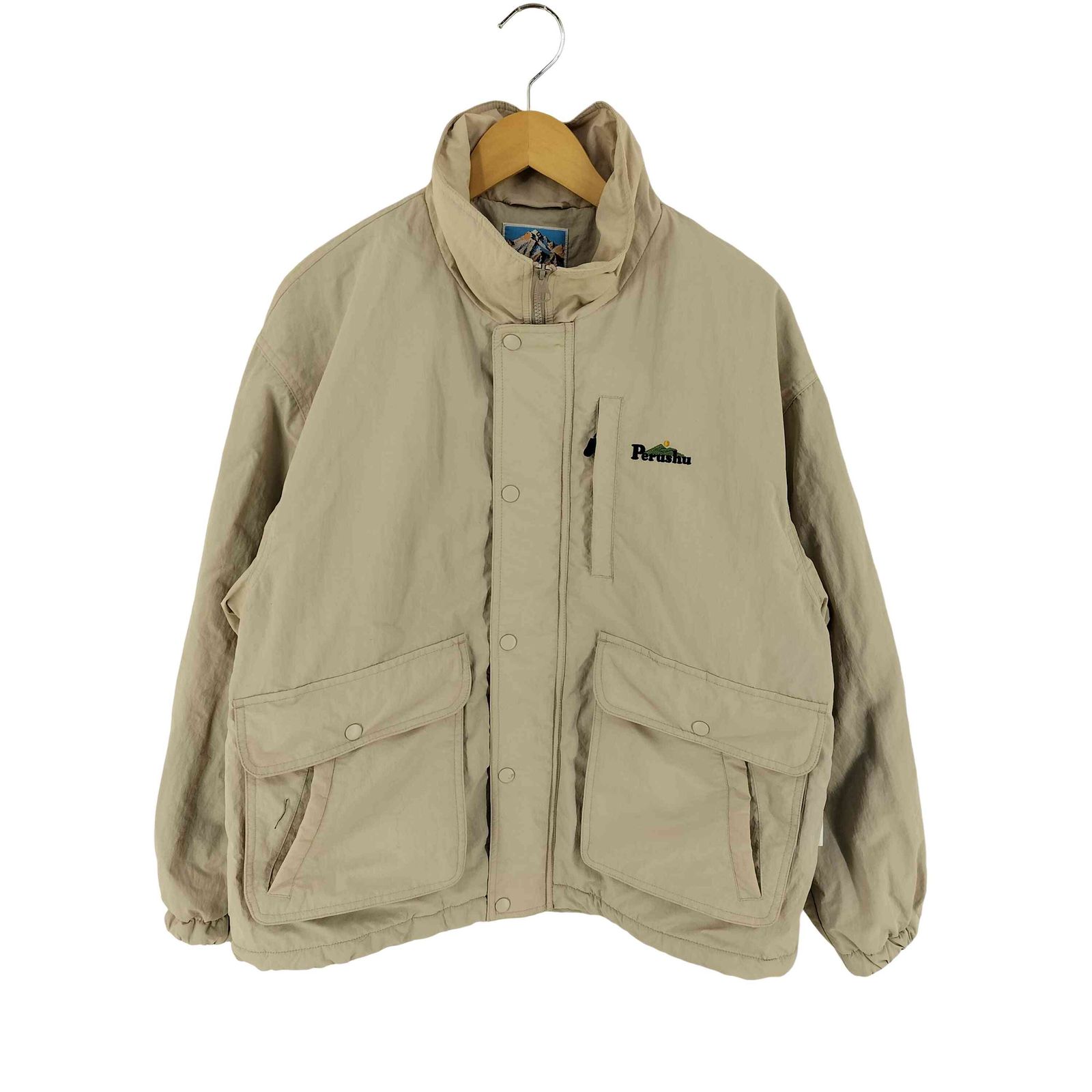 ペルーシュ Perushu 裏地フリース ナイロンジャケット メンズ import 