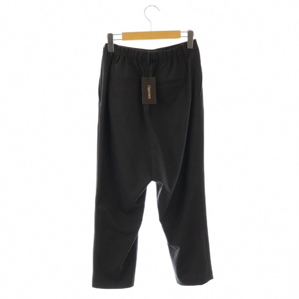 【中古】未使用品 リジェール アパルトモン 24SS Relax Pants パンツ 36 ダークグレー /DO ■OS レディース Lisiere L'Appartement リジェール アパルトモン 24SS Relax Pants