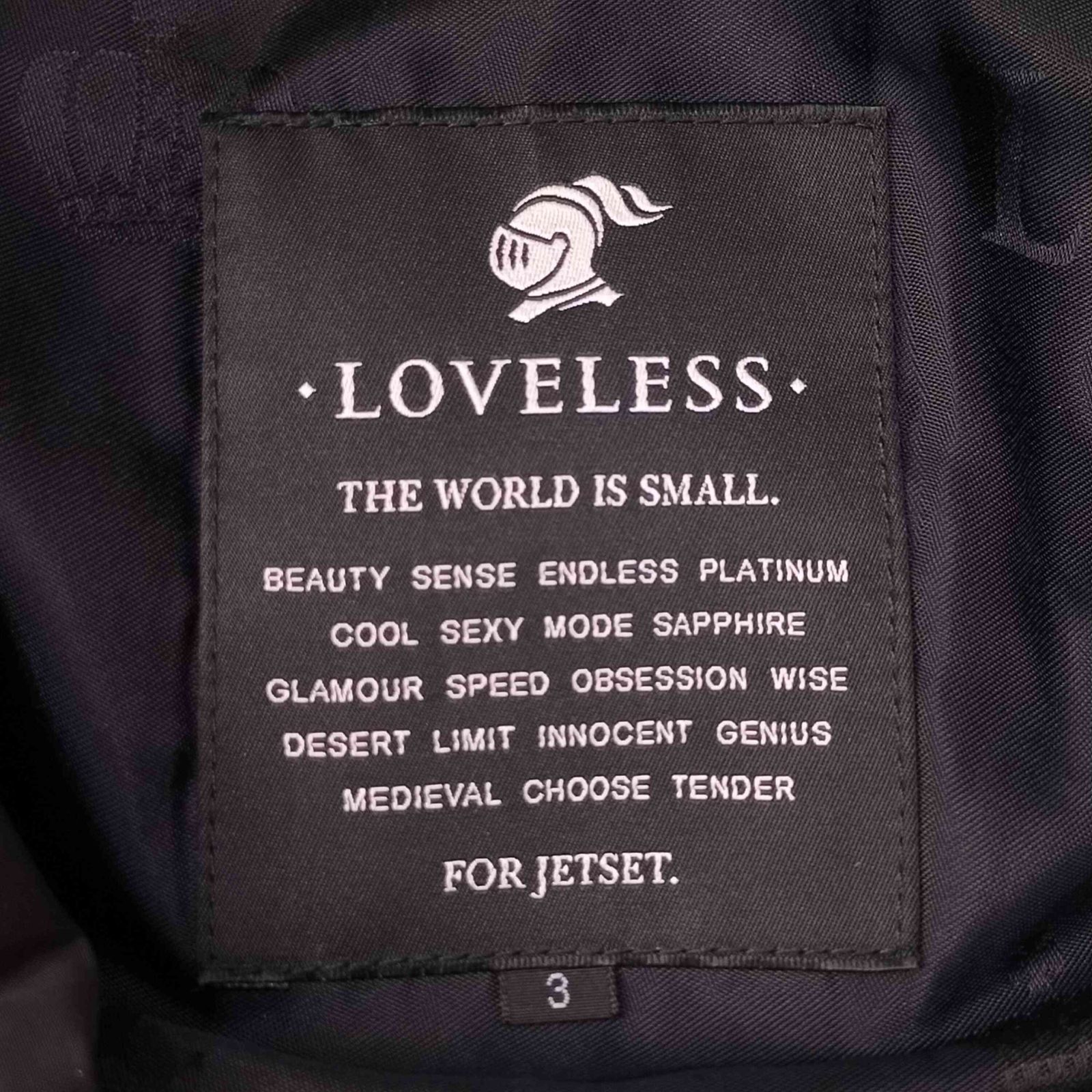 LOVELESS(ラブレス) ダブルライダース ダウンジャケット メンズ JPN：3 【中古】【ブランド古着バズストア】 ラブレス LOVELESS ダブルライダース ダウンジャケット メンズ JPN：3