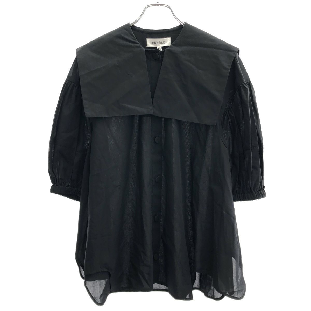 ENFOLD エンフォルド 25SS SAILOR-COLOR BLOUSE セーラーカラー 