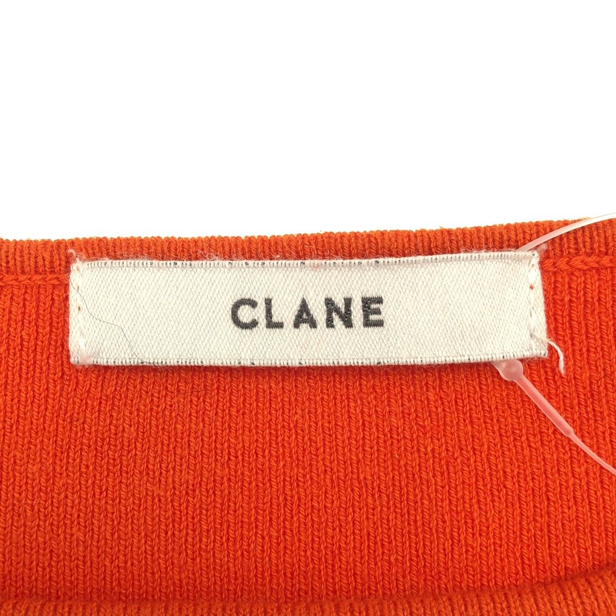 CLANE クラネ SHOULDER PADS KNIT TOPS ショルダーパットニット