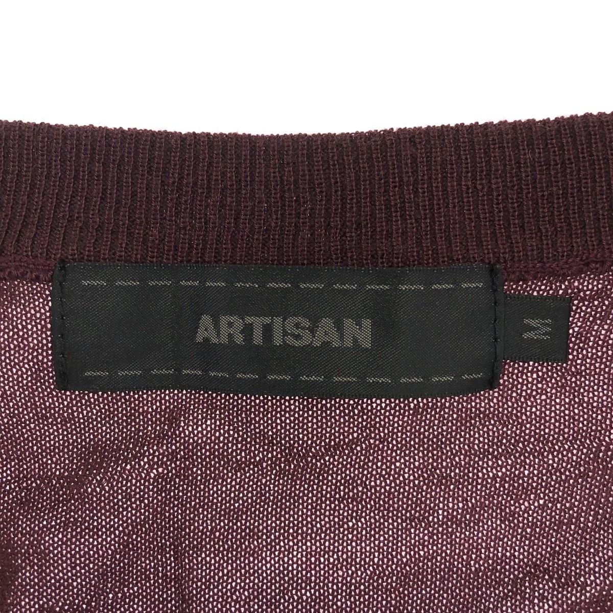 ARTISAN アルチザン カシミヤポケットニットセーター 59-34KW03 バー 