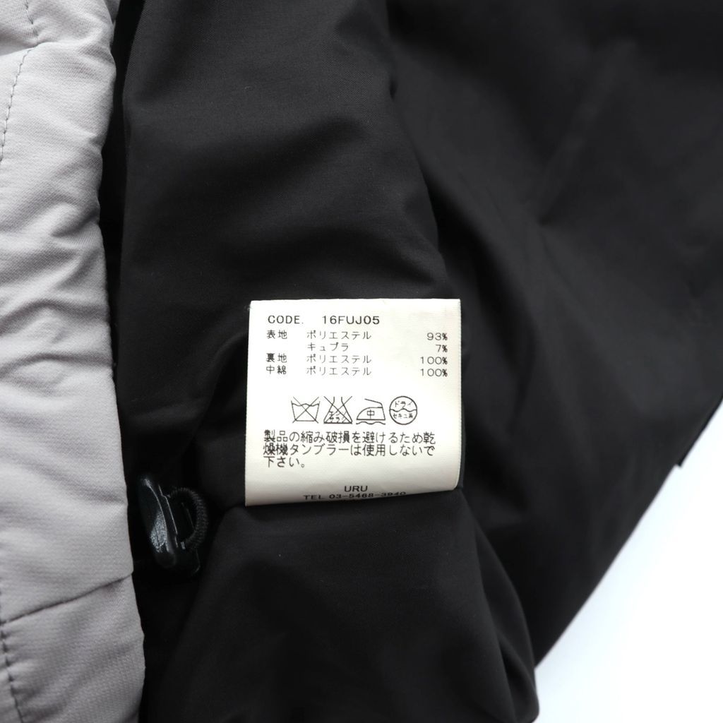 URU 中綿 パディングジャケット PADDING JACKET 日本製 L ドローコード