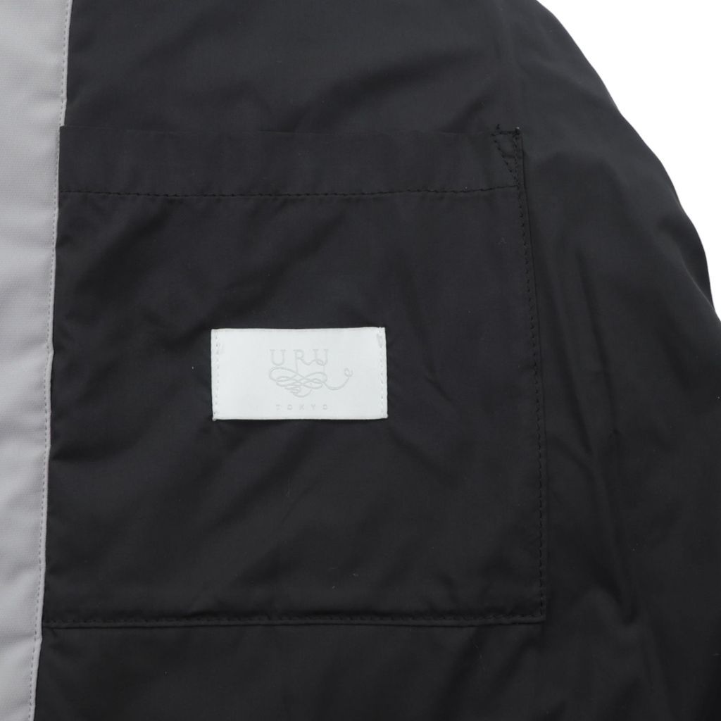 URU 中綿 パディングジャケット PADDING JACKET 日本製 L ドローコード