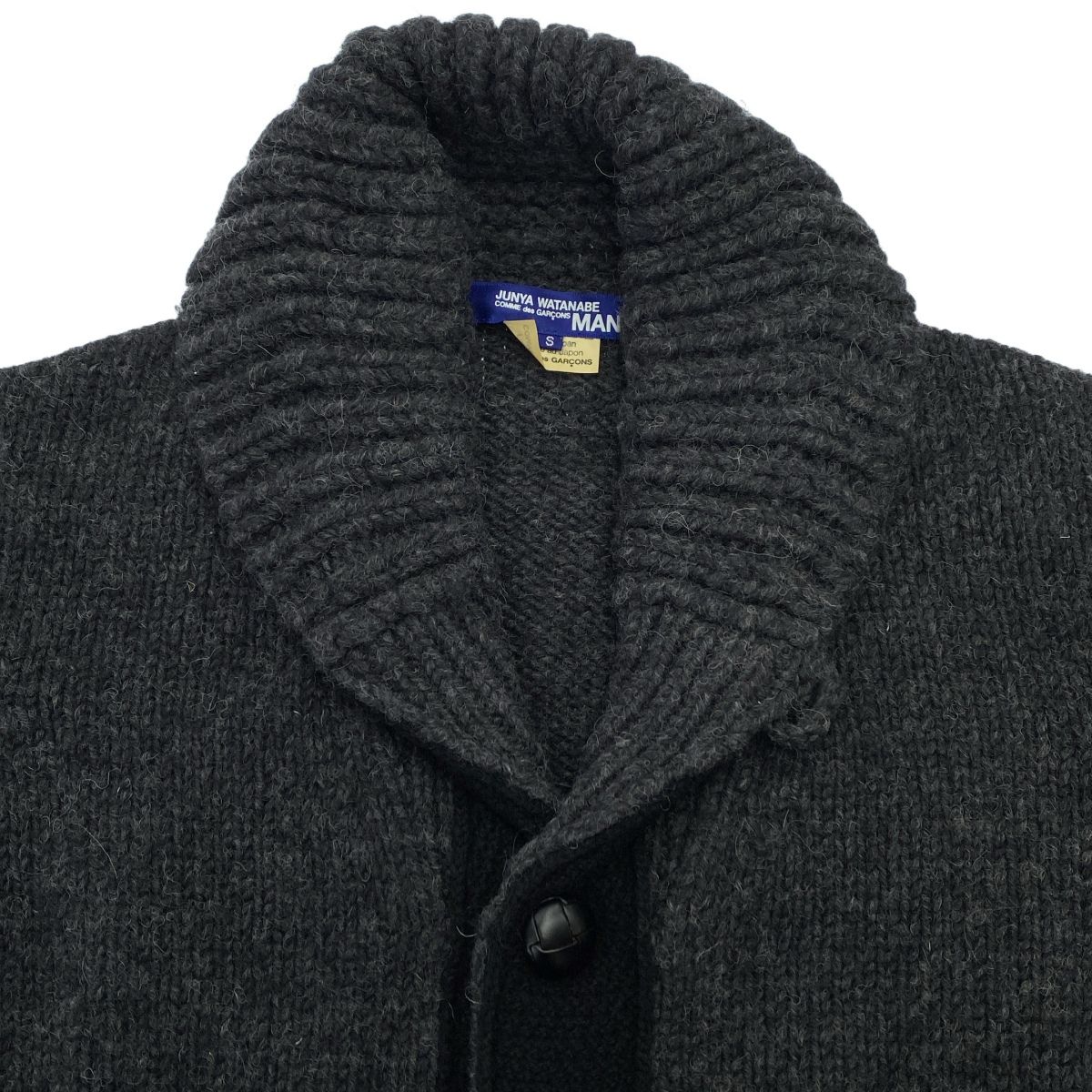 ジュンヤワタナベマンコムデギャルソン エルボーパッチ/フード付きニット JUNYA WATANABE COMME des GARCONS ジュンヤワタナベ コムデギャルソン