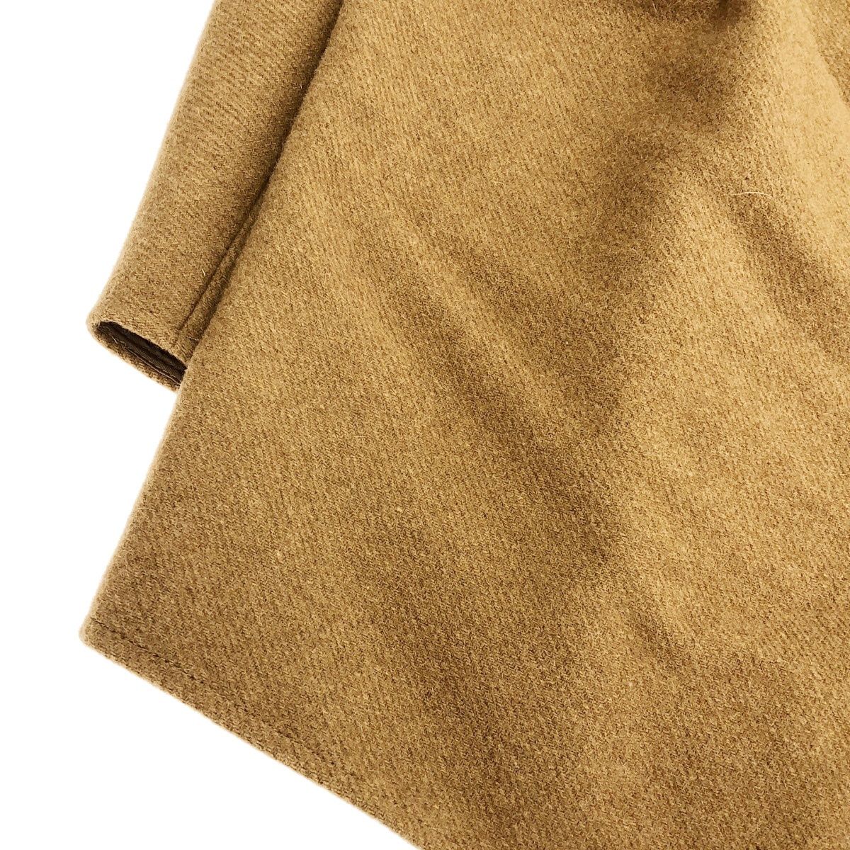 CLANE クラネ 2WAY WOOL SIDE RIBBON PONCHO ウールサイドリボン