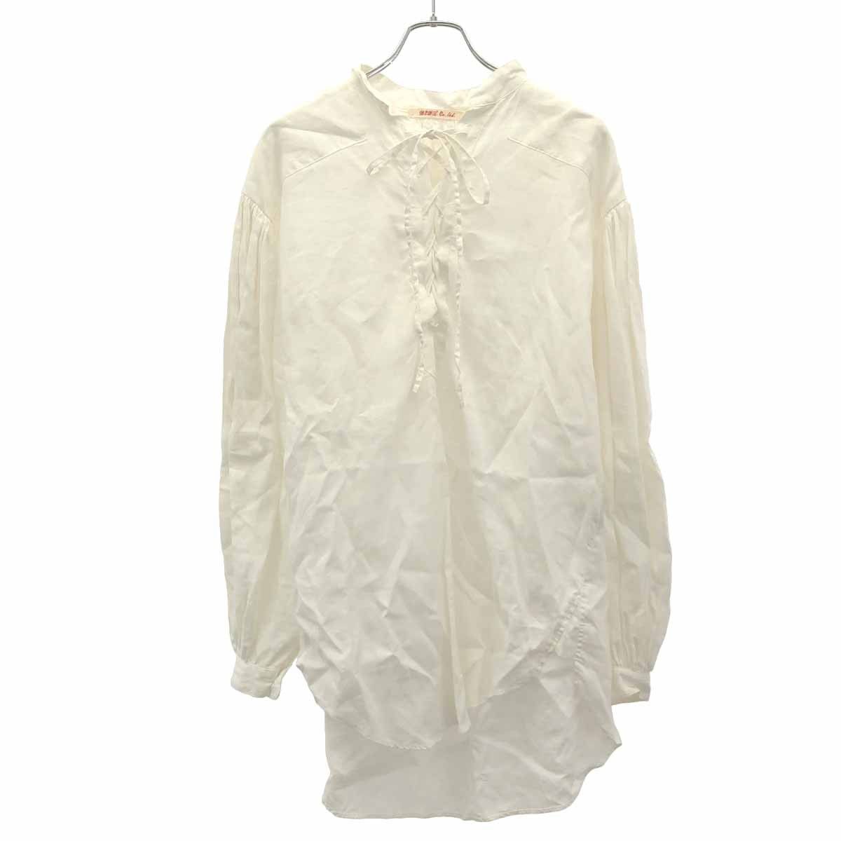 DEPT デプト majotae tunic ヘンプチュニック 231071201 ホワイト