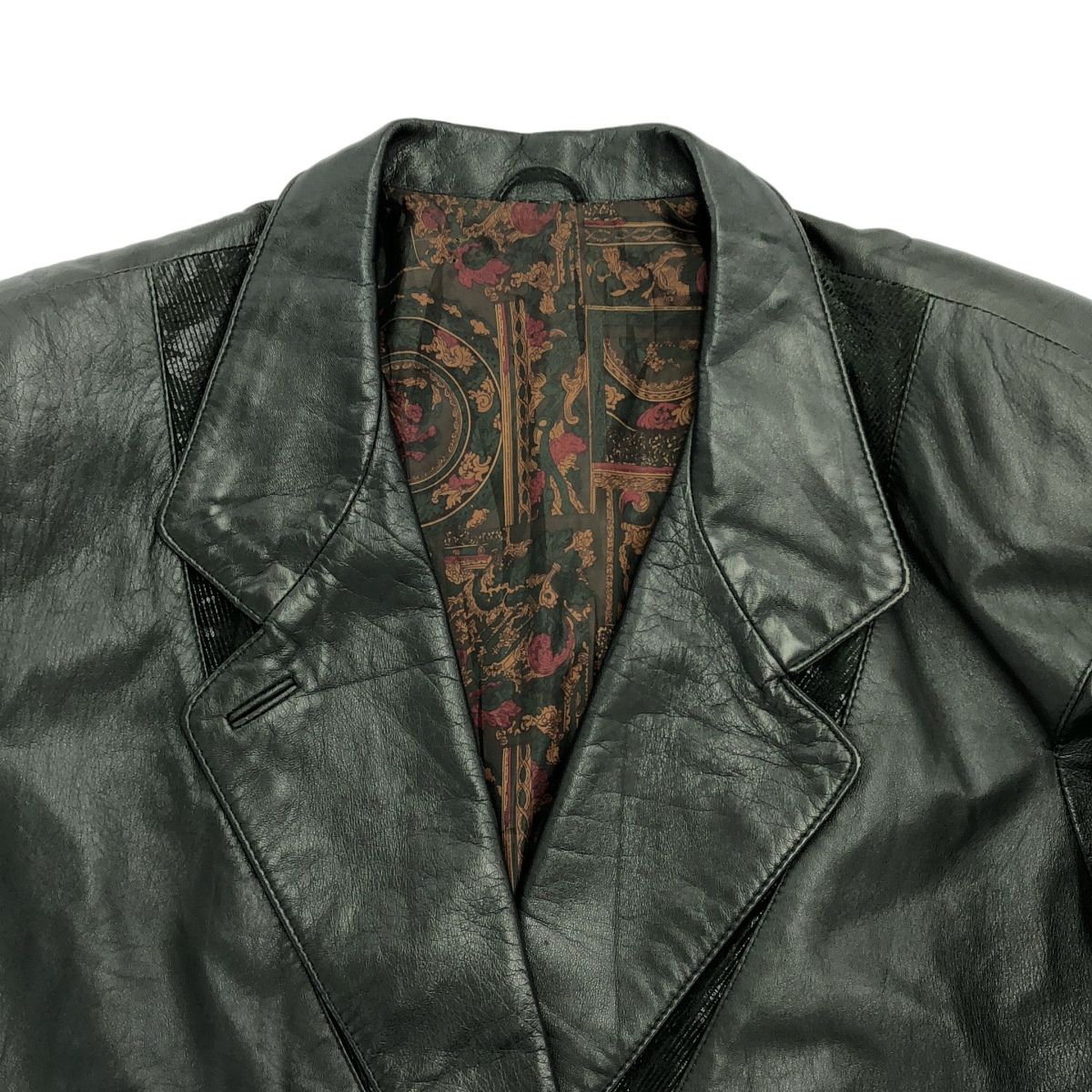 Jean Paul GAULTIER ジャンポールゴルチェ カウレザーダブルコート