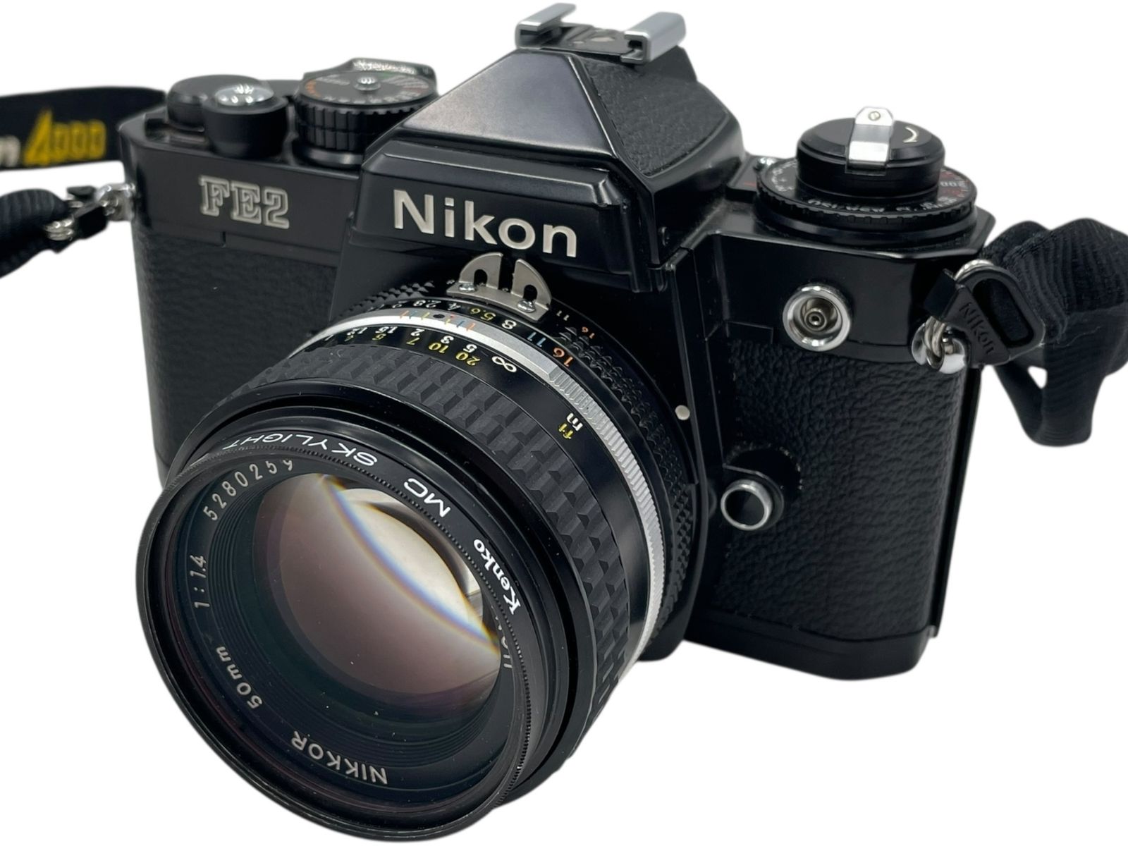 □Nikon FE2 フィルム一眼レフカメラ Nikkor 50mm F1.4 レンズセット