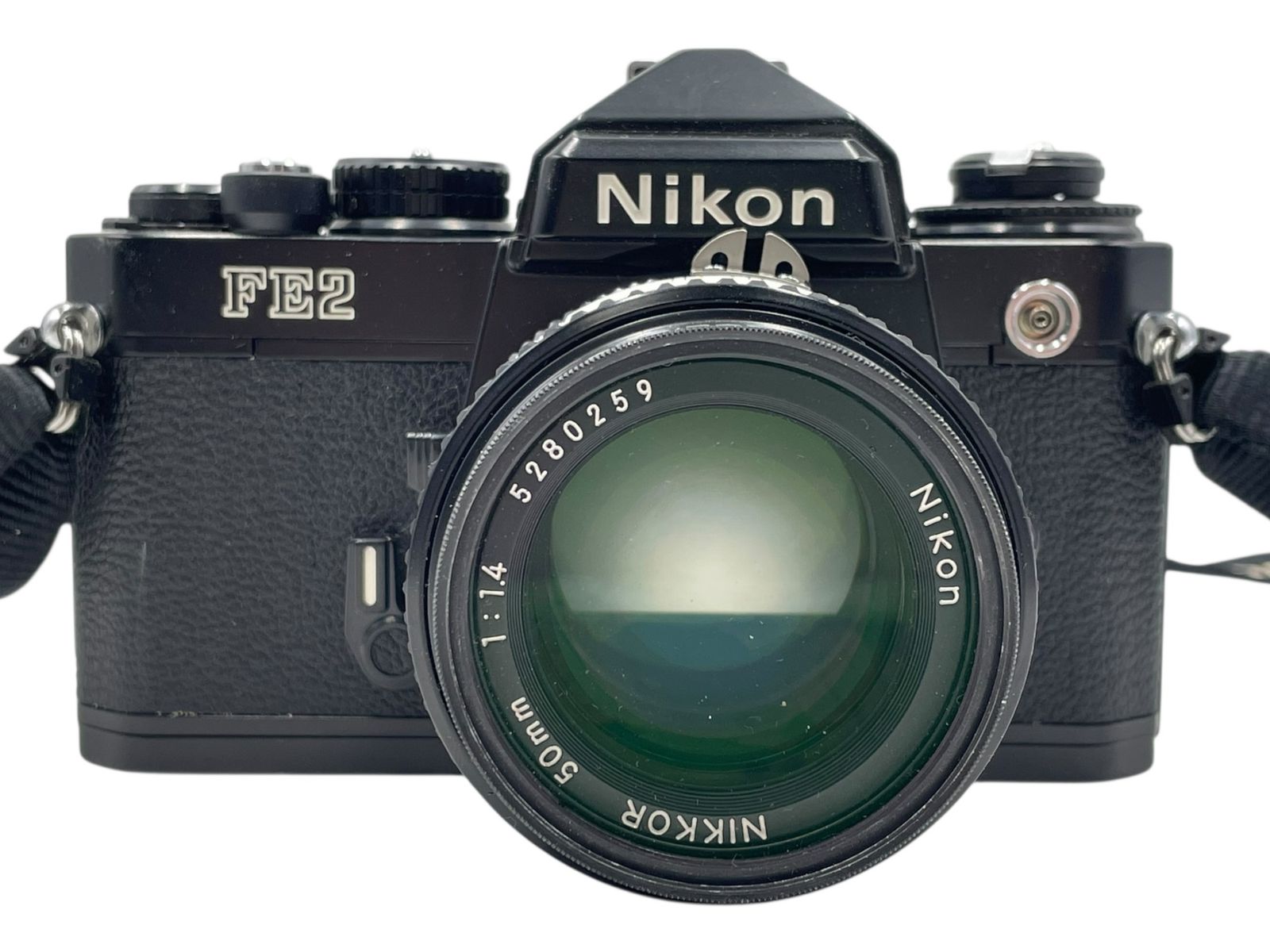 □Nikon FE2 フィルム一眼レフカメラ Nikkor 50mm F1.4 レンズセット