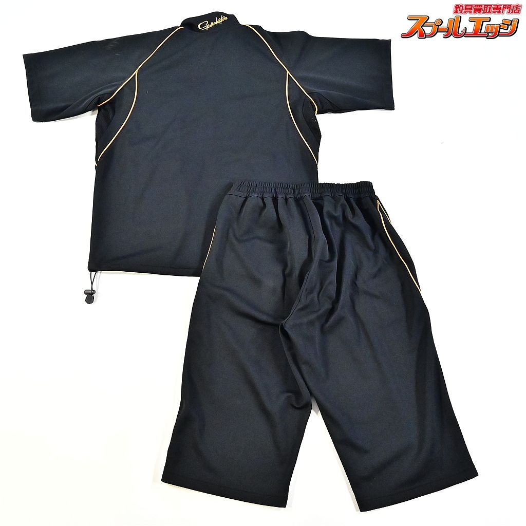 【がまかつ】 ジャージスーツ 半袖 GM-3470 上下セット サイズLL