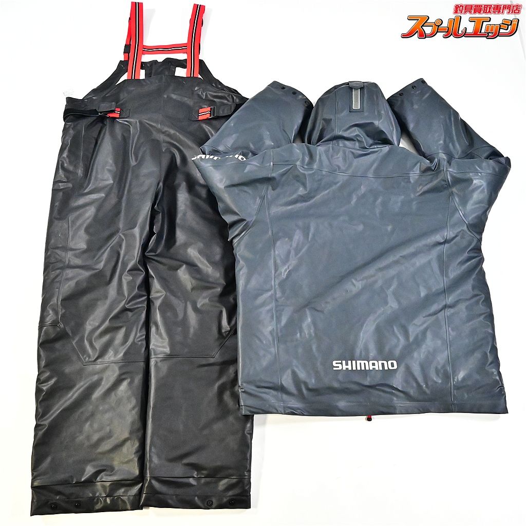 【シマノ】 マリンコールドウェザースーツEX RB-035N グレーブラック