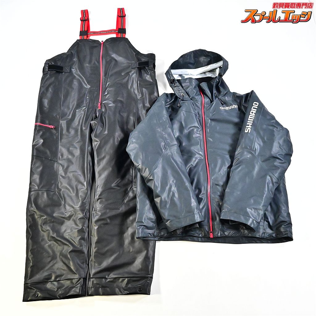 【フォロー割】 良品 シマノ マリンコールド ウェザースーツ EX 上下 3XL フォロー割】 良品 シマノ マリンコールド ウェザースーツ EX 上下 3XL