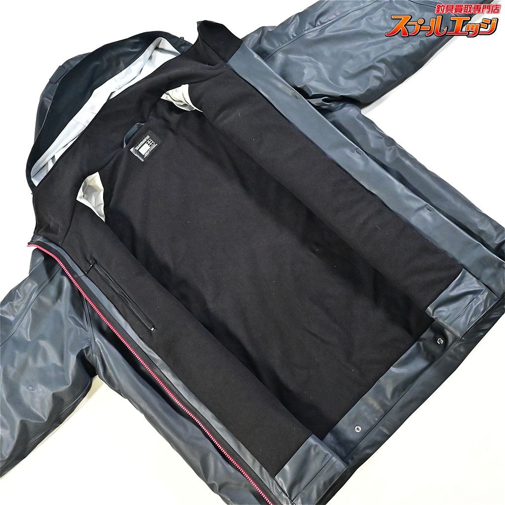 【シマノ】 マリンコールドウェザースーツEX RB-035N グレーブラック