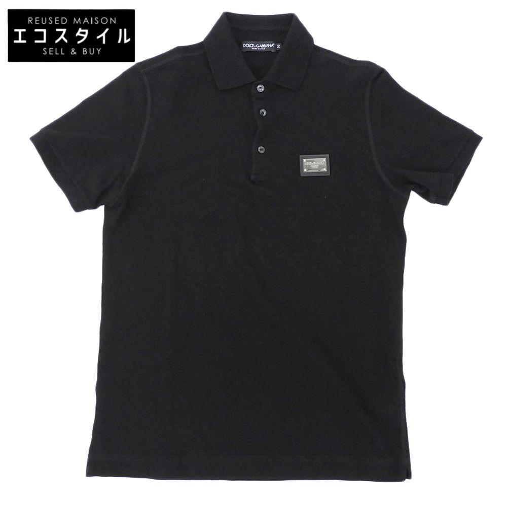 DOLCE&GABBANA ドルチェアンドガッバーナ コットン プレートロゴ半袖