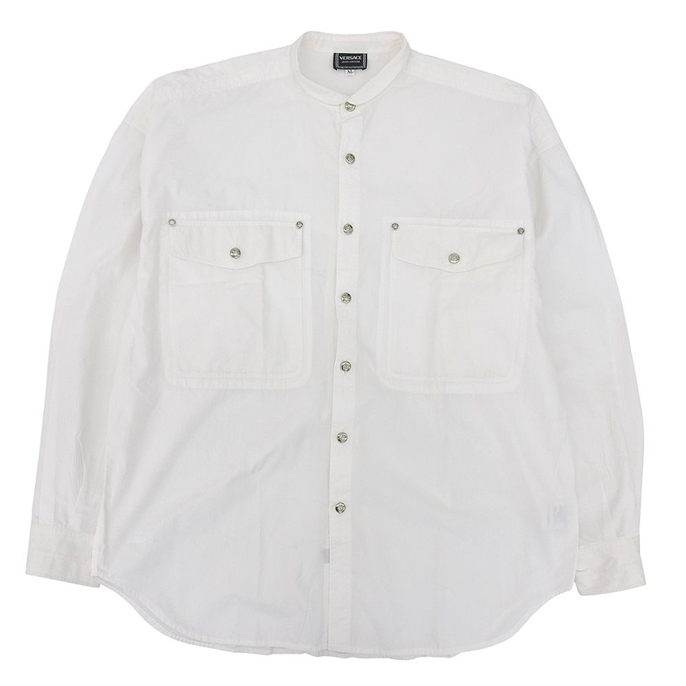 VERSACE JEANS ヴェルサーチジーンズ コットン100 シルバーメデューサ