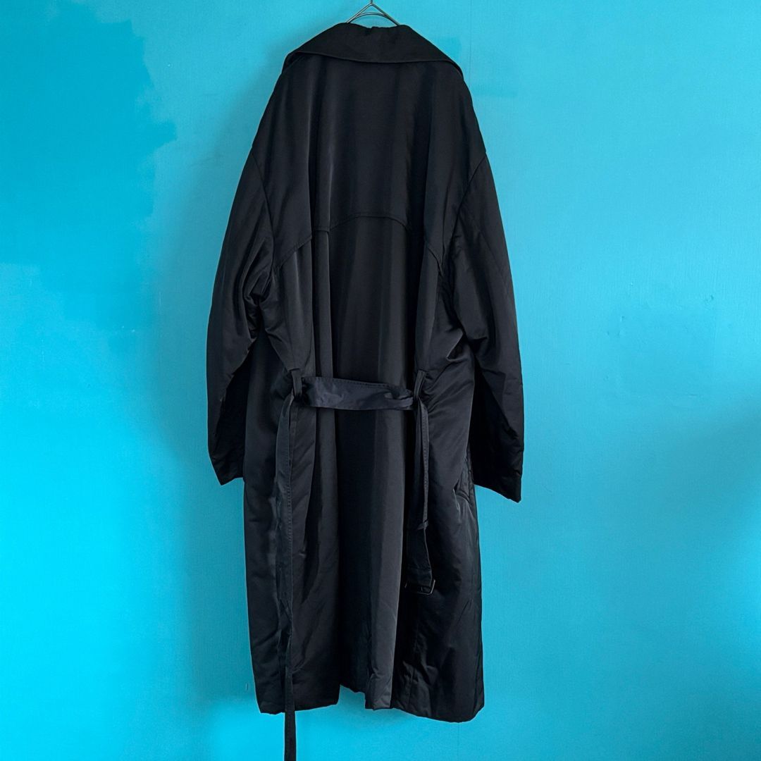 イッセイミヤケメン 1996AW パラシュートコート オーバーサイズ S 黒