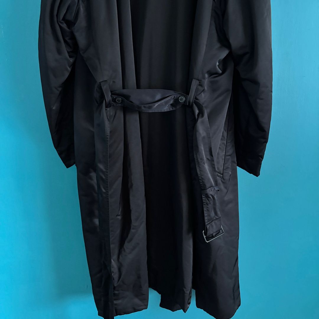 イッセイミヤケメン 1996AW パラシュートコート オーバーサイズ S 黒