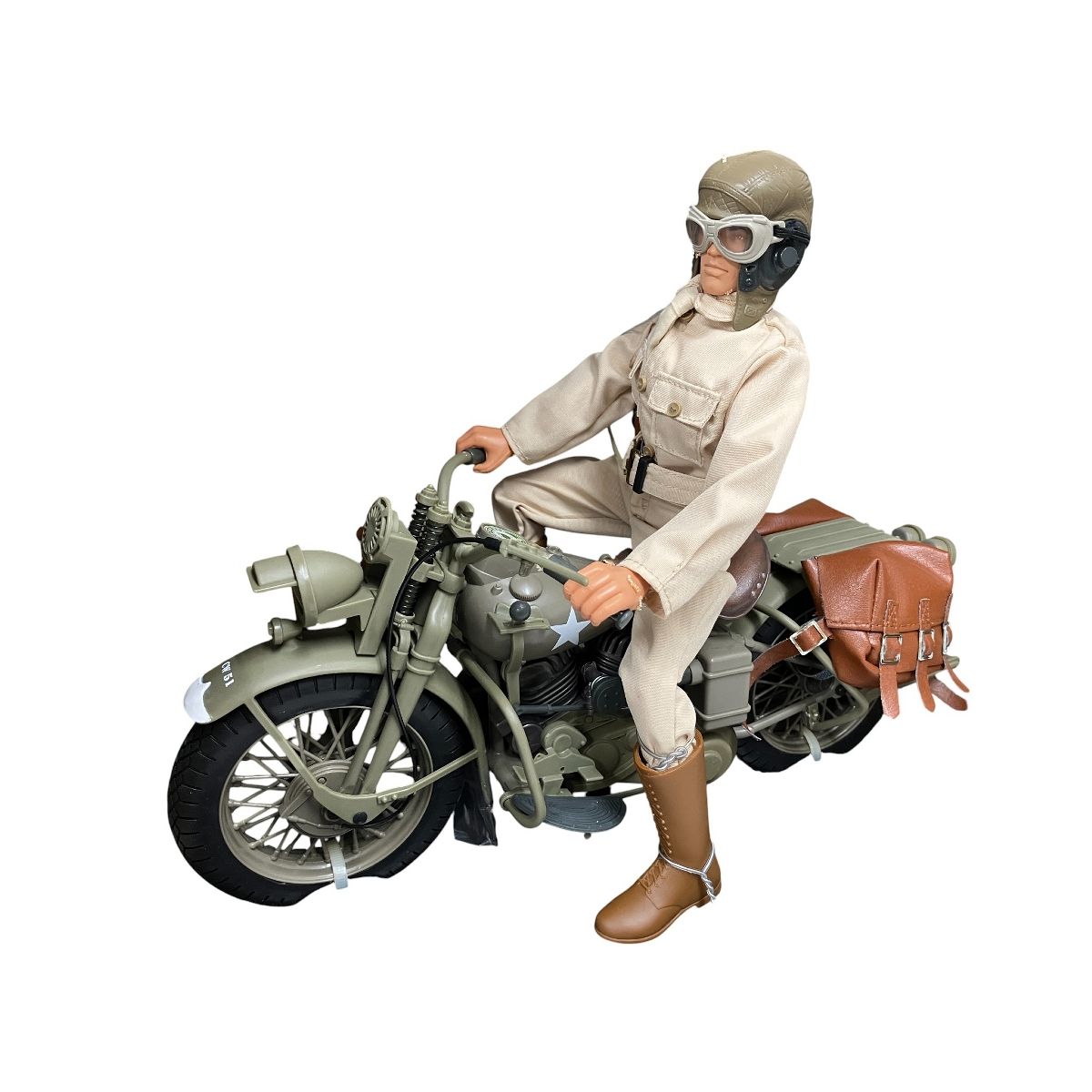 GI JOE U.S. ARMY COURIER & WLA 45 HARLEY DAVIDSON GIジョー
