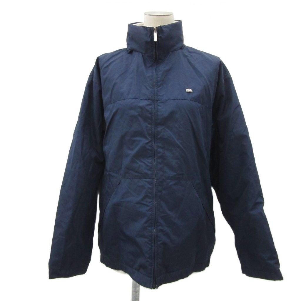 ラコステ LACOSTE ブルゾンジャケット 40 XL 紺 ネイビー スタンド