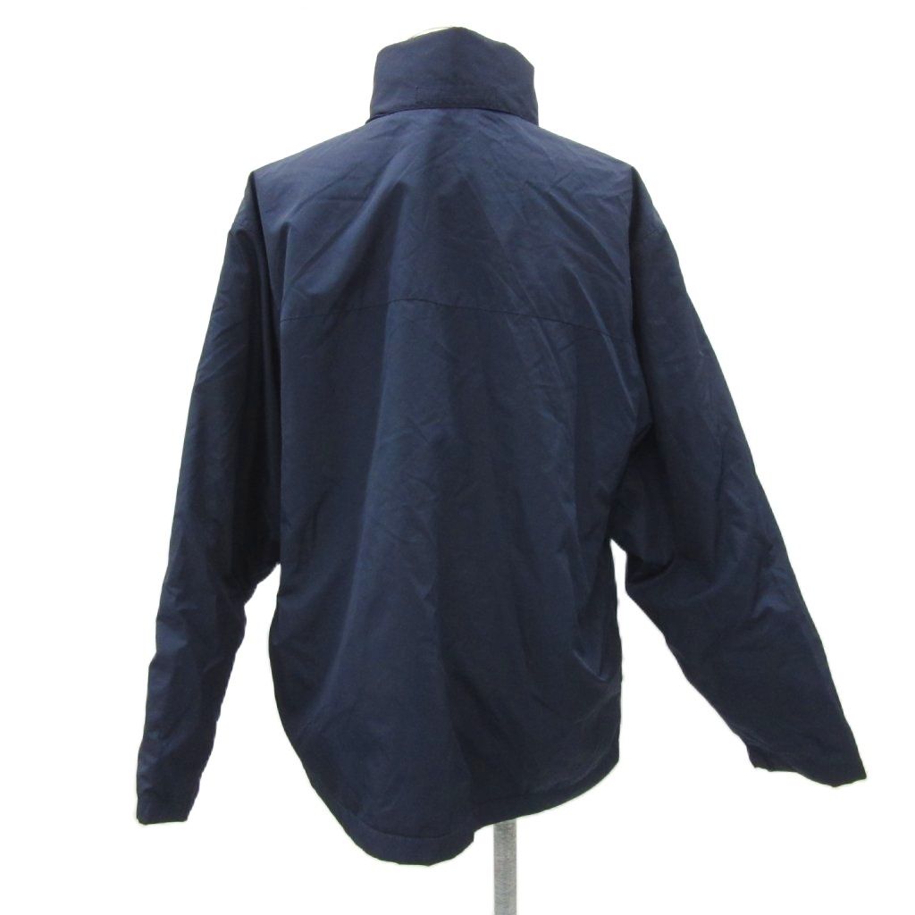 ラコステ LACOSTE ブルゾンジャケット 40 XL 紺 ネイビー スタンド