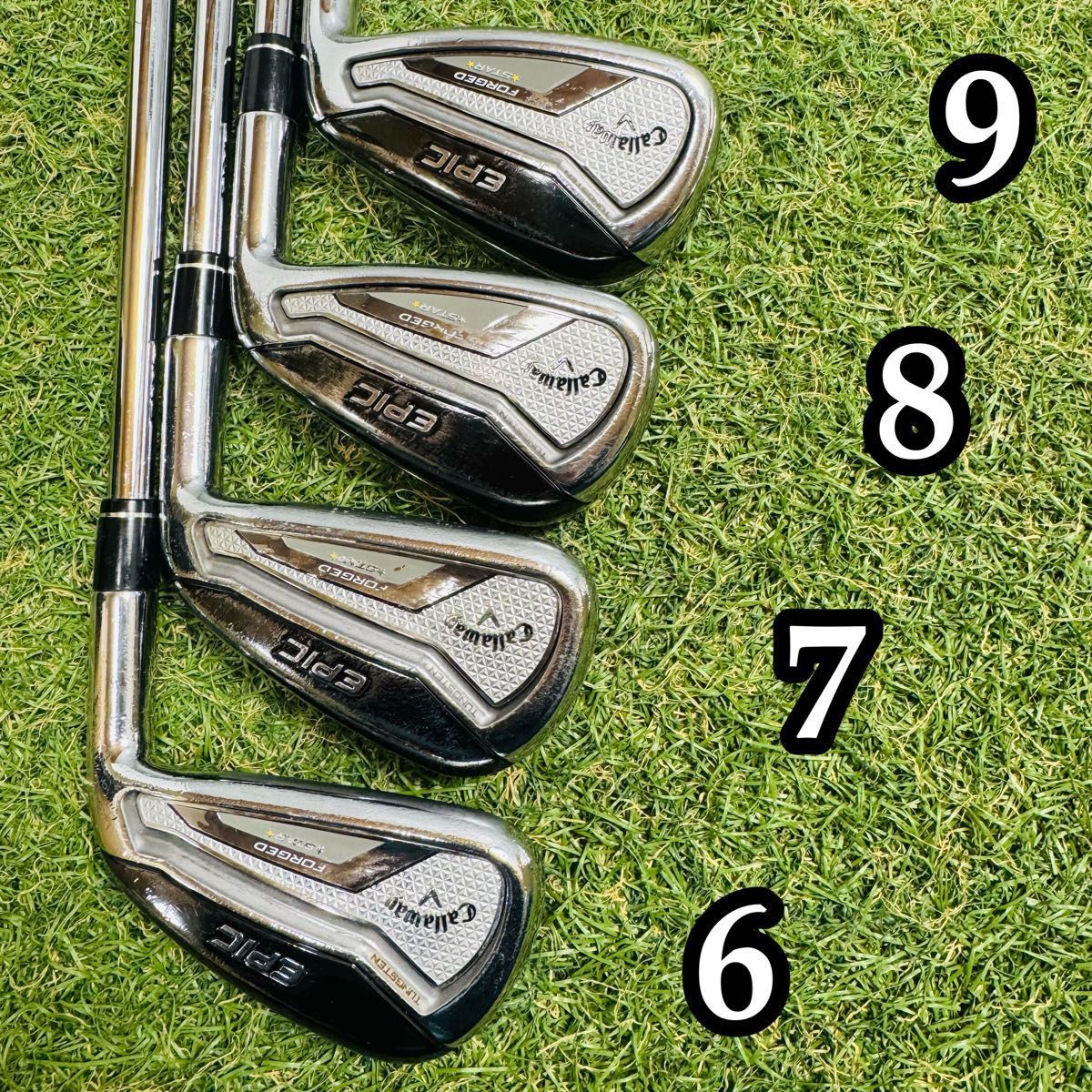 【良品】キャロウェイ エピック フォージドスター メンズアイアンセット 7本 良品】キャロウェイ エピックフォージドスター メンズアイアンセット 7