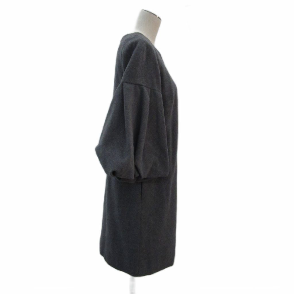 セタイチロウ seta ichiro ワンピース ひざ丈 七分袖 カシミヤ混 1