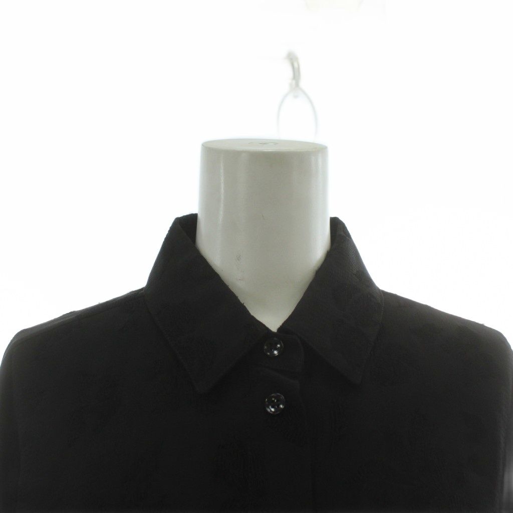 サンローラン パリ SAINT LAURENT PARIS シャツワンピース 絹 シルク