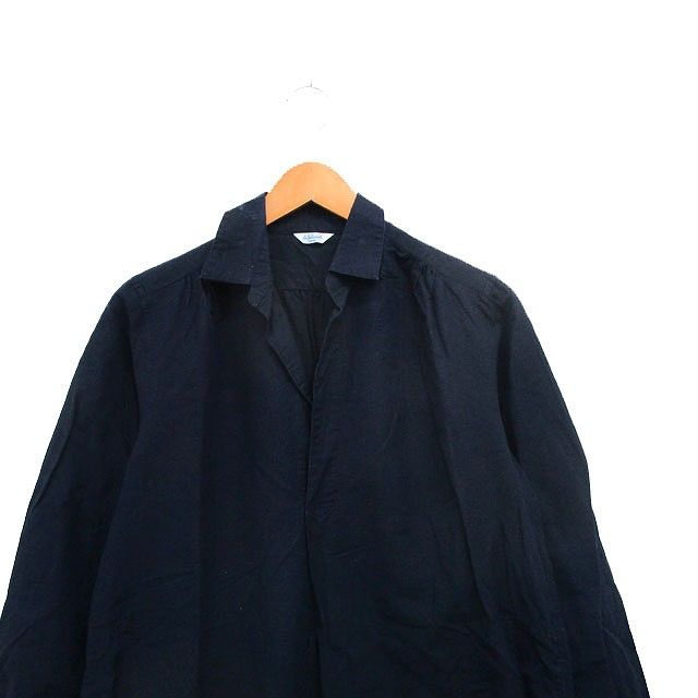 ルグラジック Le glazik シャツ ワンピース ロング 長袖 コットン