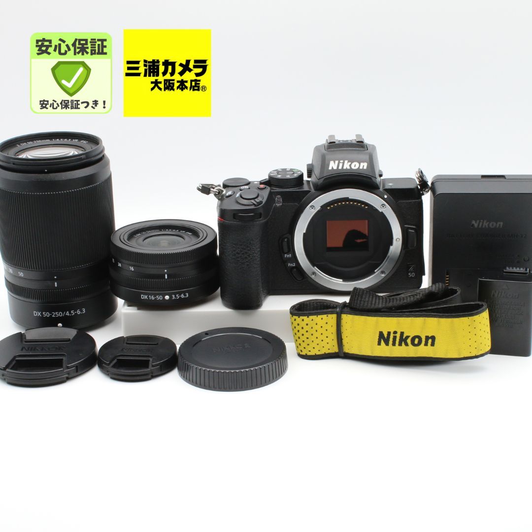 極上品】 Nikon ショット数9,800回 Z50 ダブルズームキット NIKKOR Z 