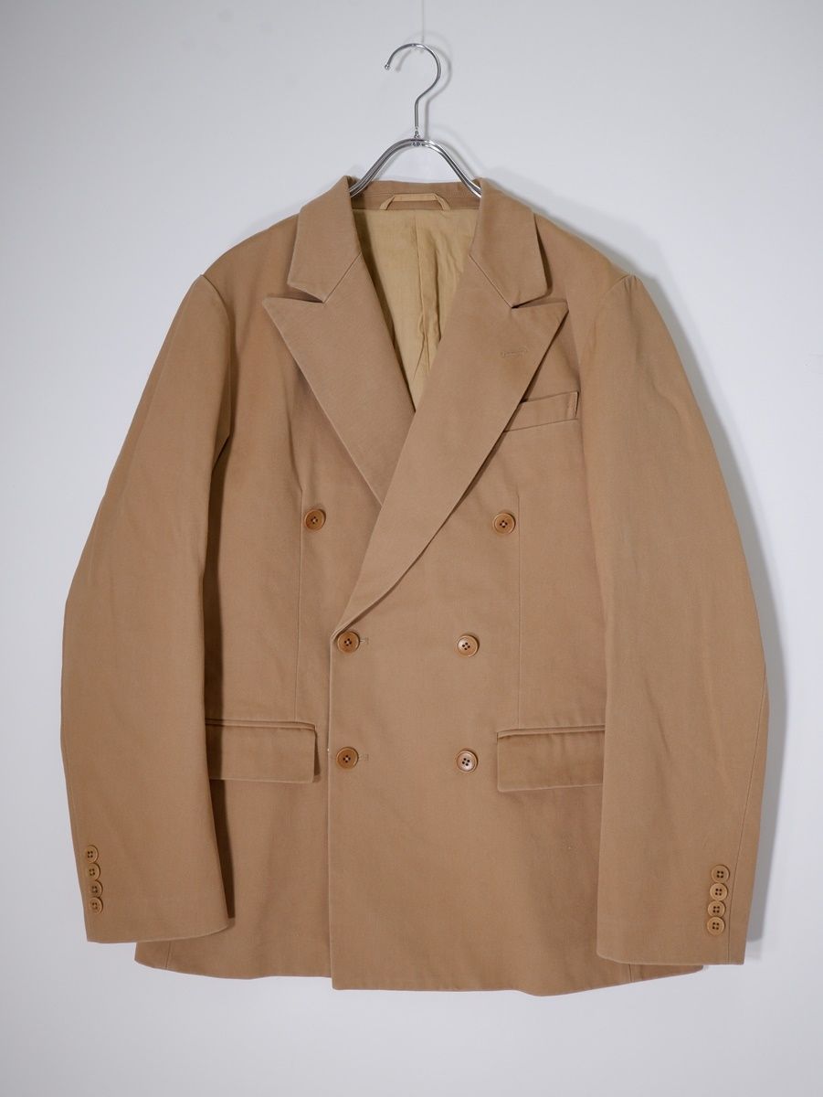 LE L'ECHOPPEエルイー レショップ DOUBLE JACKET コットンツイル ダブルブレストジャケット【2】【MJKA79402】 LE L'ECHOPPEエルイー レショップ DOUBLE JACKET コットンツイル