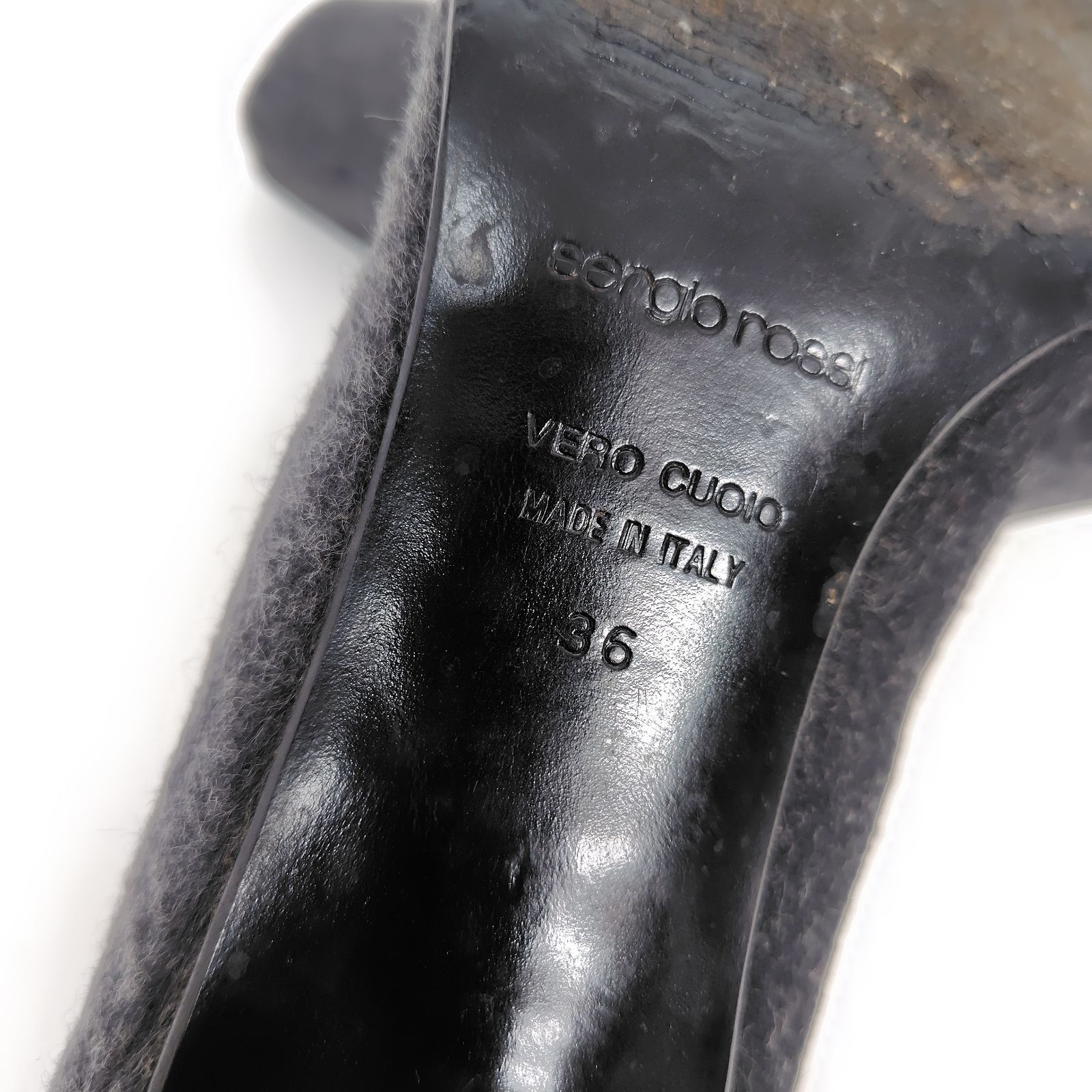 ☆美品☆Sergio Rossi セルジオロッシ 23cm パンプス スクエアトゥ 36