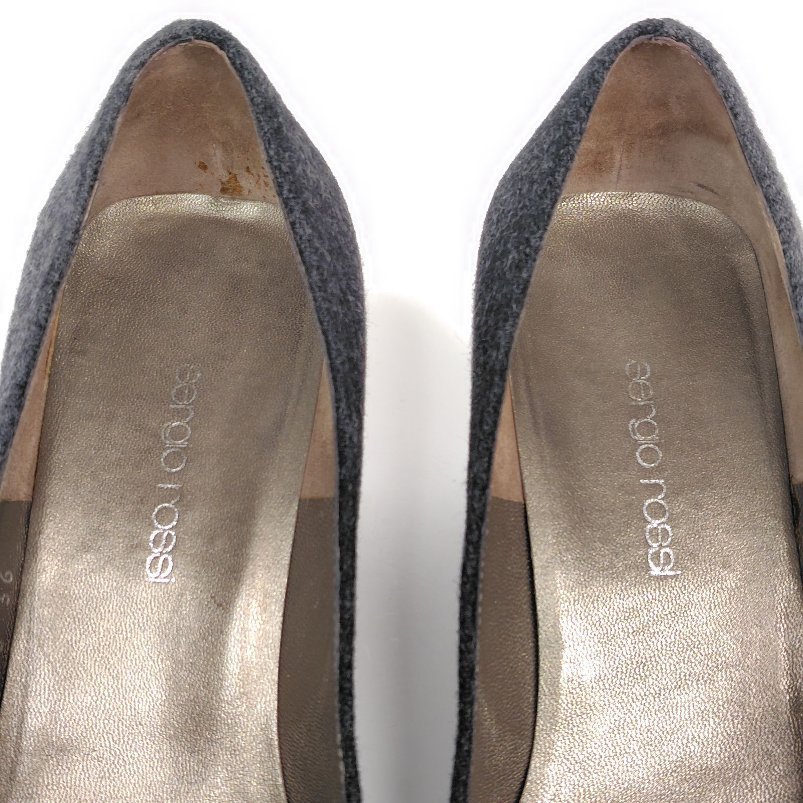 ☆美品☆Sergio Rossi セルジオロッシ 23cm パンプス スクエアトゥ 36