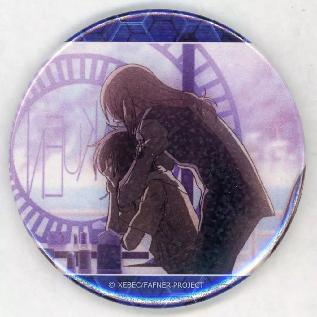 中古】バッジ・ピンズ 真壁一騎＆皆城総士(抱き) ホログラム缶バッジ