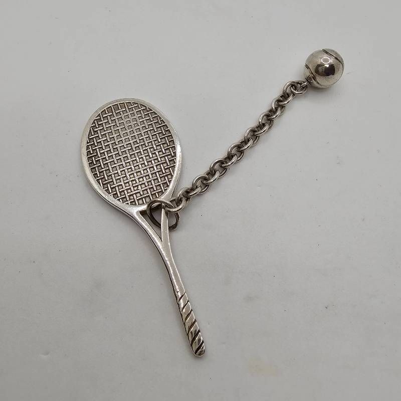 希少】ティファニー テニス キーホルダー 925 約30g ラケット - メルカリ