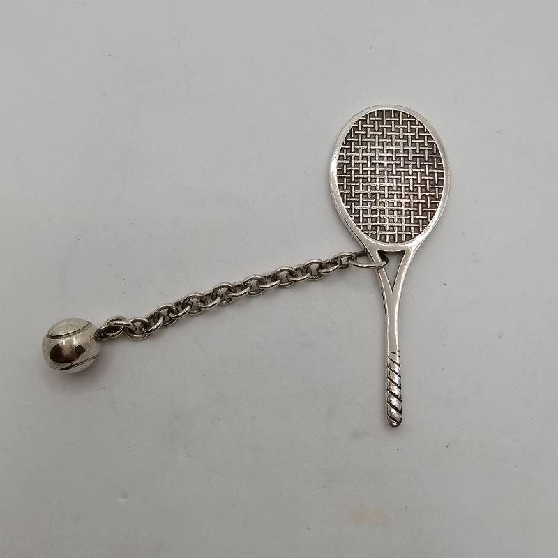 レア 稀少★ティファニー テニス ラケット キーホルダー キーリング SV925 レア 稀少☆ティファニー テニス ラケット キーホルダー キーリング