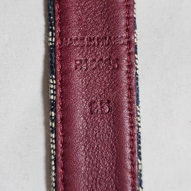 未使用タグ付】ディオール ベルト トロッター 85 CDバックル 紺 - メルカリ