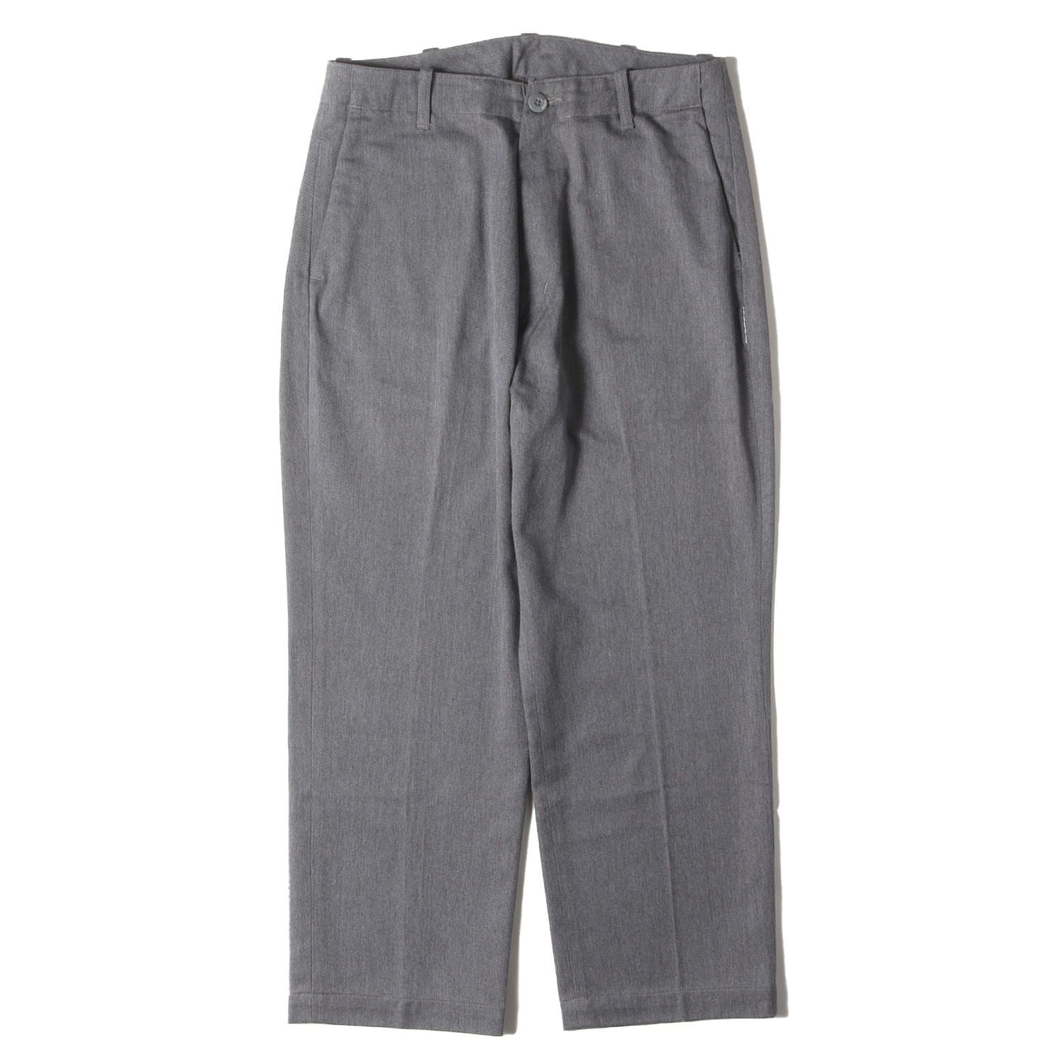 美品】SEQUEL シークエル パンツ グレー サイズ:M | ワイドテーパード