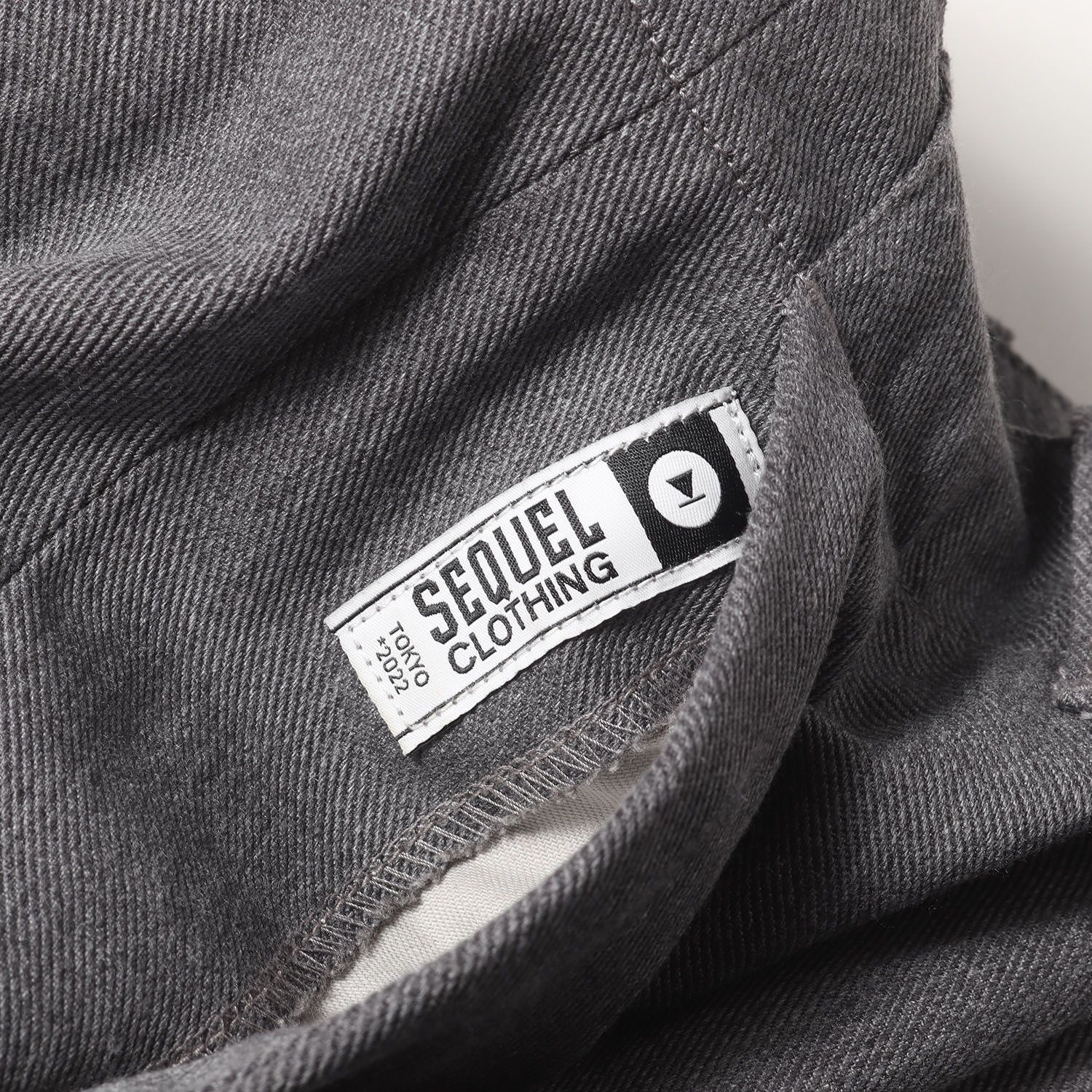 美品】SEQUEL シークエル パンツ グレー サイズ:M | ワイドテーパード