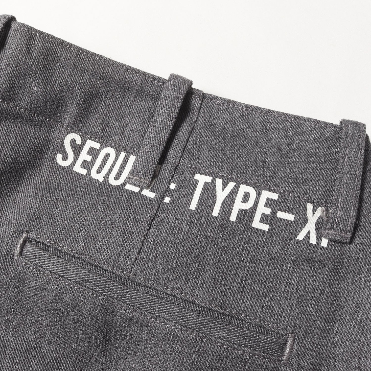 美品】SEQUEL シークエル パンツ グレー サイズ:M | ワイドテーパード