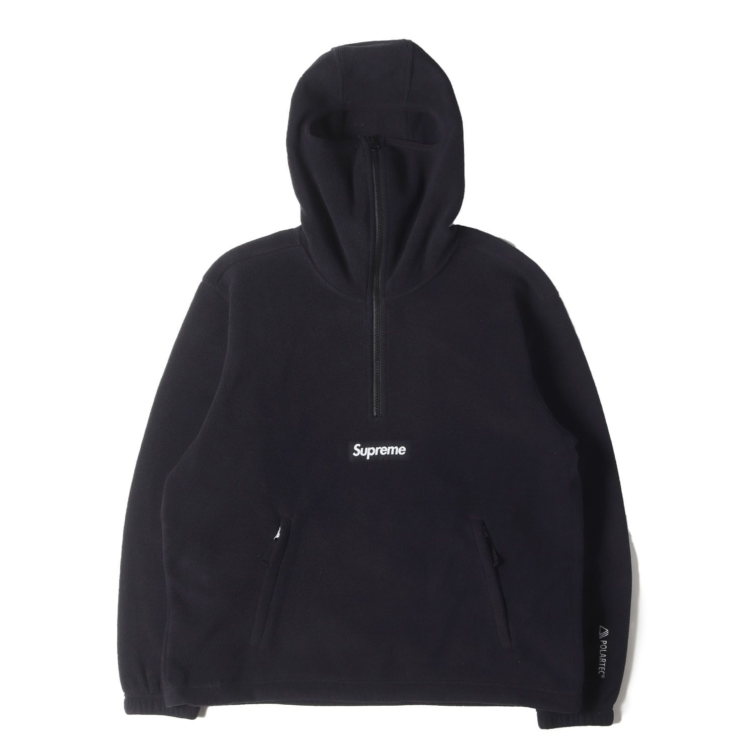 【中古】Supreme（19AW）ポーラテックフリースパーカー黒　Sサイズ 中古】Supreme（19AW）ポーラテックフリースパーカー黒 Sサイズ 中古