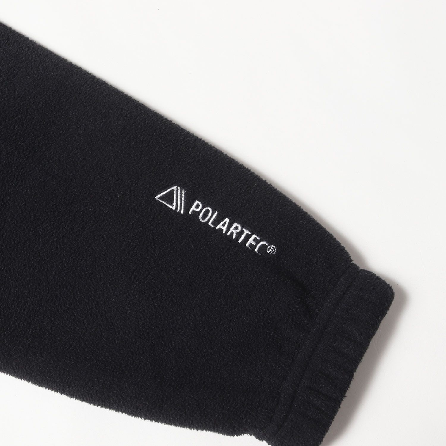 【中古】Supreme（19AW）ポーラテックフリースパーカー黒　Sサイズ Supreme polartec ハーフジップパーカー