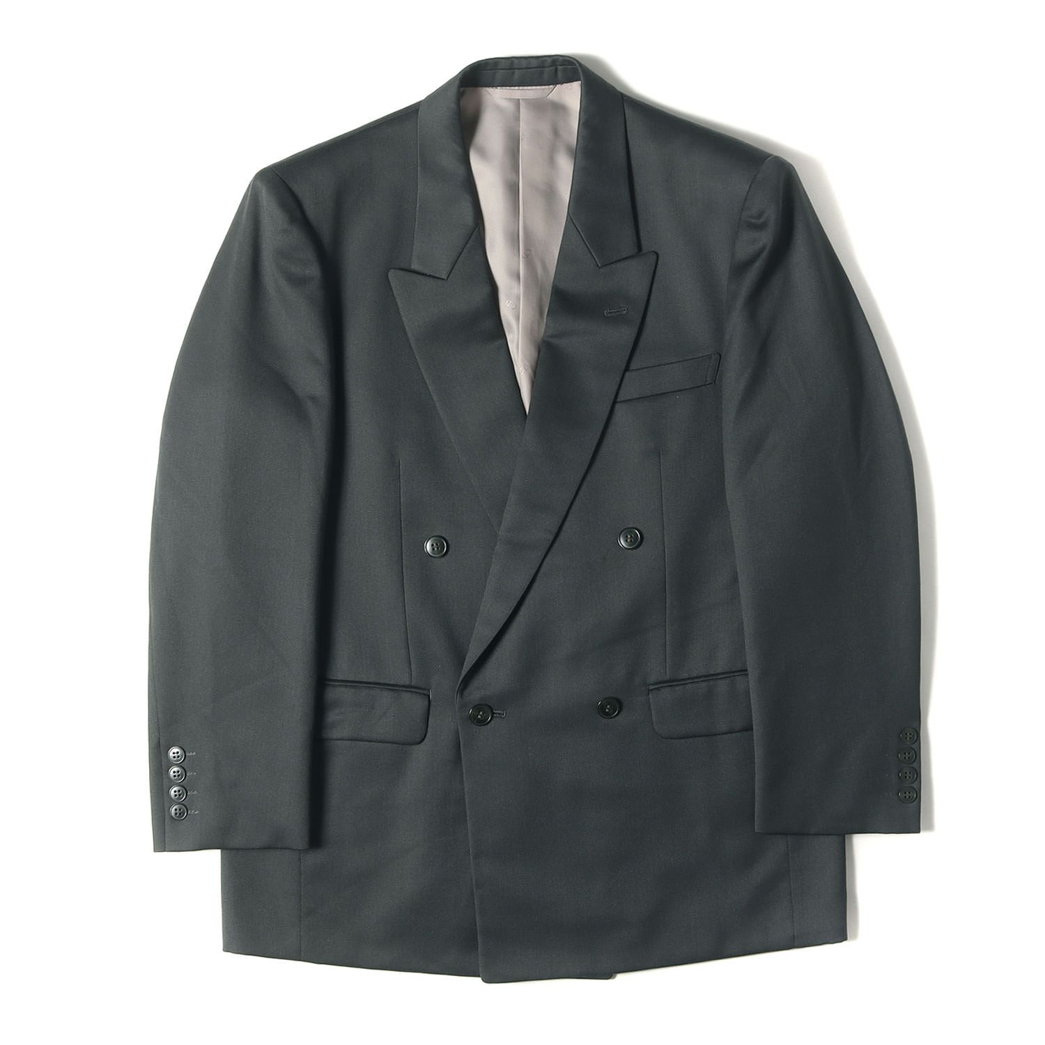 クリスチャンディオール　　ダブルテーラードジャケット Christian Dior クリスチャンディオール ジャケット チャコール系