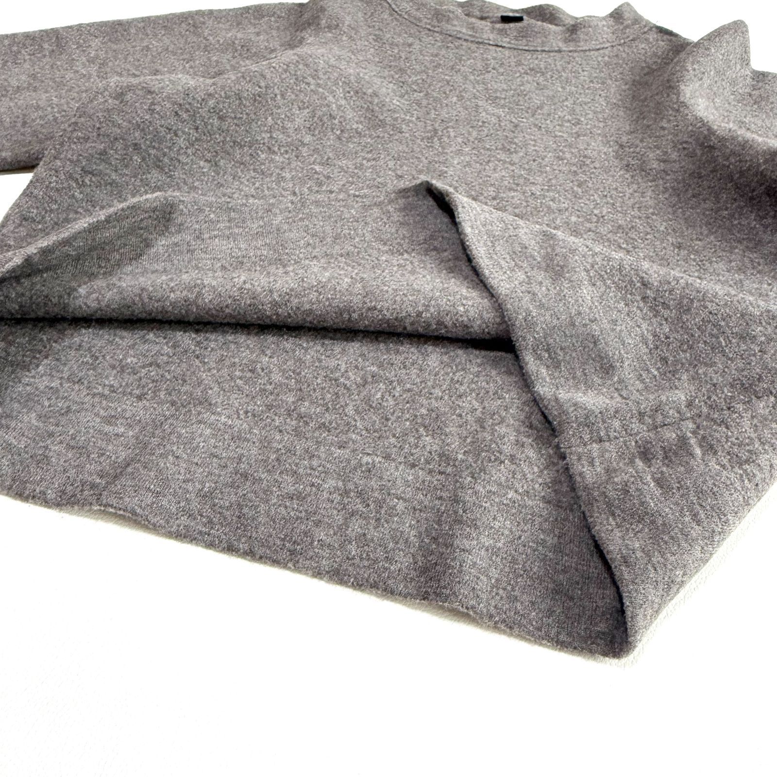45R フロート縮絨deパフTシャツ ウール100％ 日本製 グレー