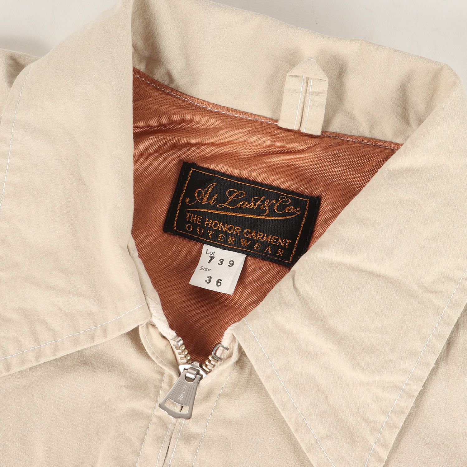 At LAST&CO アットラスト ジャケット ベージュ サイズ:36 | 739