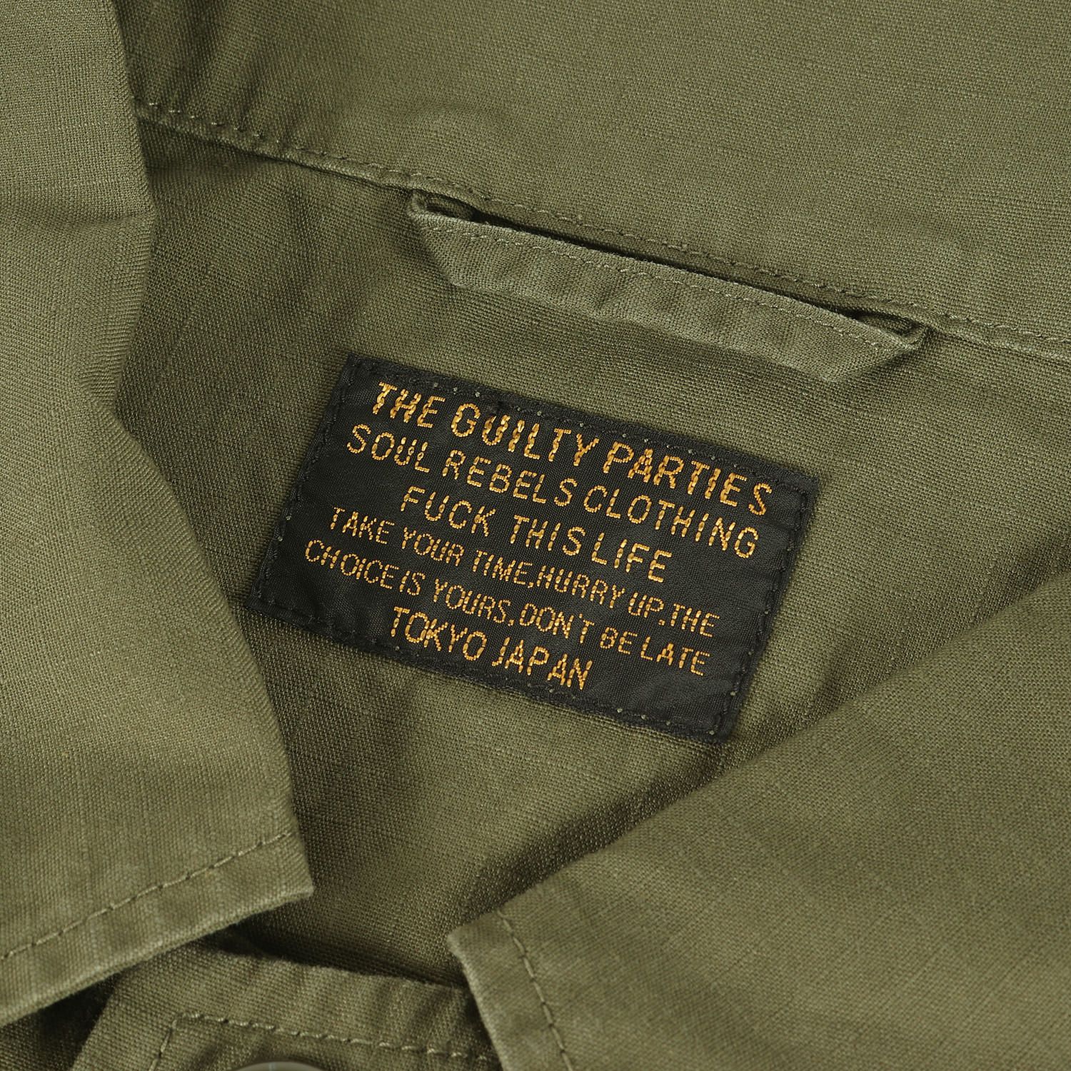 美品】WACKO MARIA ワコマリア シャツ カーキ サイズ:M | 25AW ロゴ