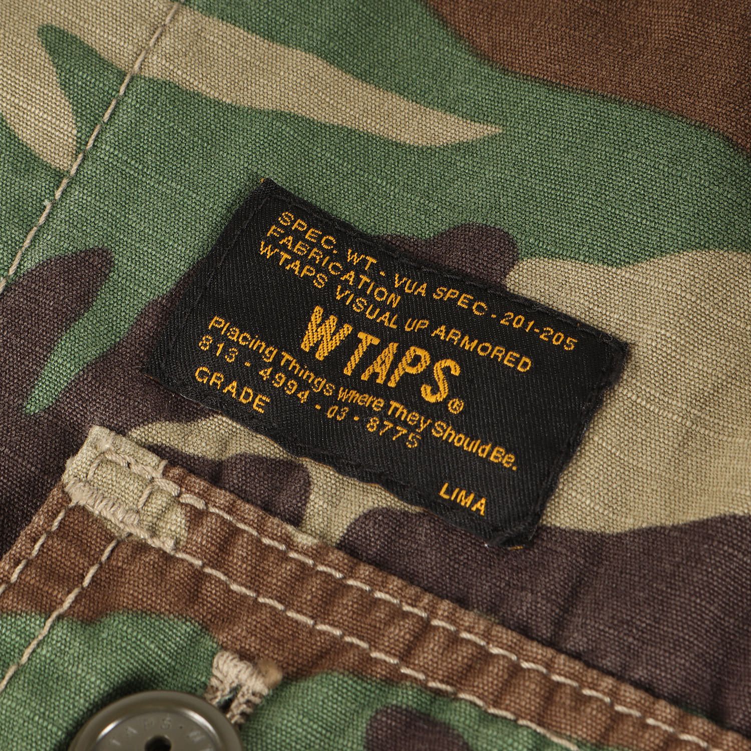 WTAPS ダブルタップス ジャケット 迷彩 サイズ:L | ウッドランドカモ