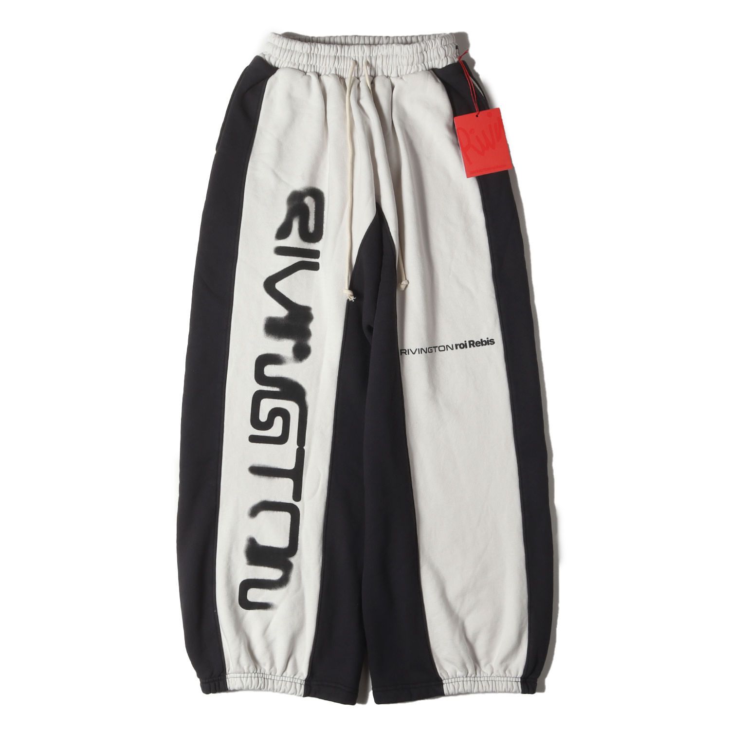 新品】RRR123 リヴィントン・ロイ・レビス パンツ ホワイト ブラック 