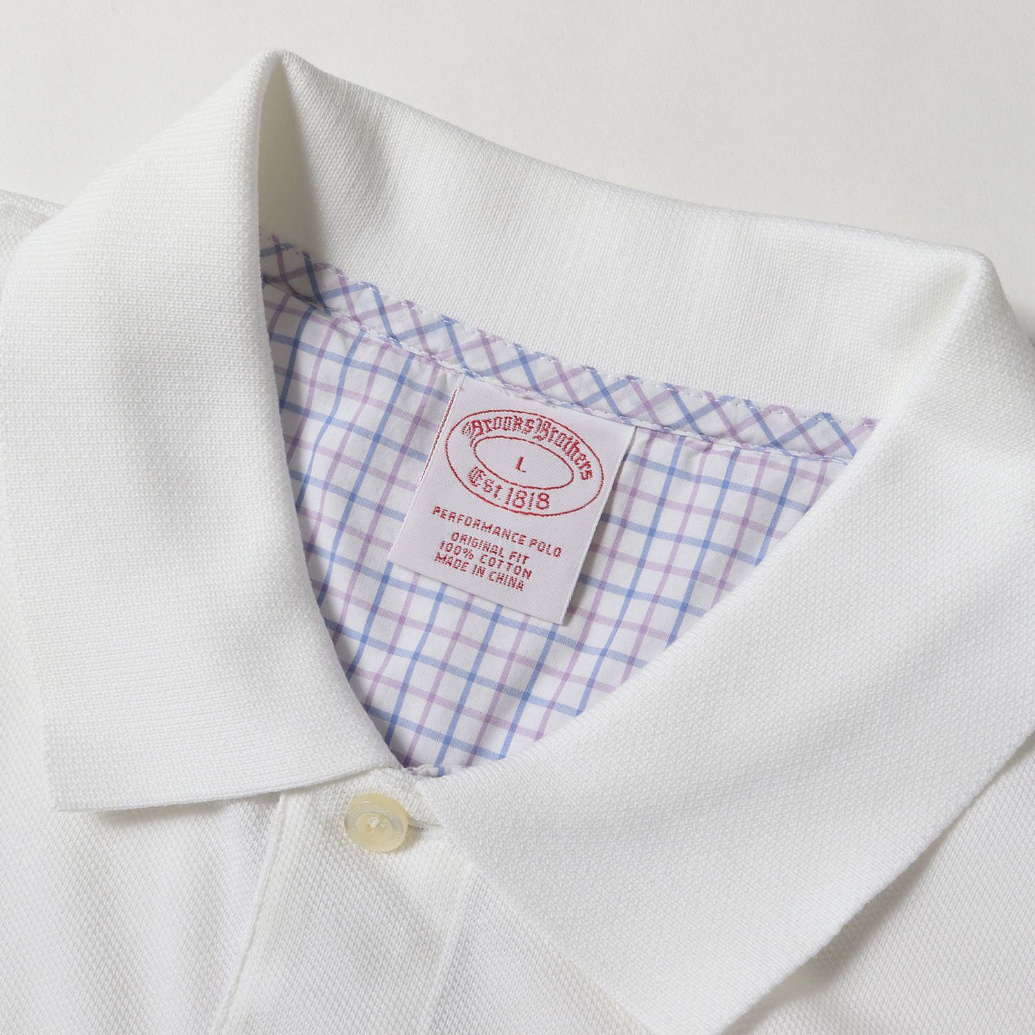 美品】BROOKS BROTHERS ブルックスブラザーズ ポロシャツ ホワイト 白 